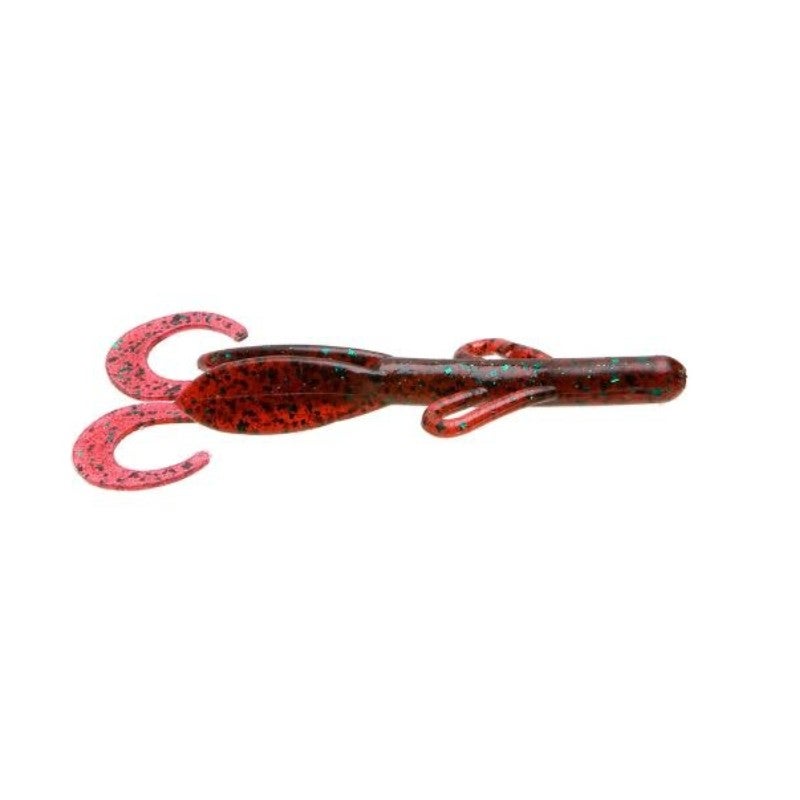 Texas-Rigged Baby Brush Hog or a Z-Craw for Dirty Water Fishing